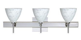 Besa Wall With SQ Canopy Mia Chrome Carrera 3x5W LED (127|3SW-177919-LED-CR-SQ)