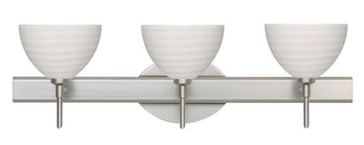 Besa Wall Brella Satin Nickel Chalk 3x5W LED (127|3SW-4679KR-LED-SN)