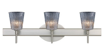 Besa Wall Nico 4 Satin Nickel Clear Stone 3x5W LED (127|3SW-512500-LED-SN)