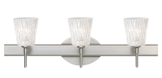 Besa Wall Nico 4 Satin Nickel Glitter Stone 3x5W LED (127|3SW-5125GL-LED-SN)