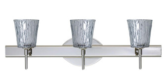 Besa Wall Nico 4 Chrome Stone Silver Foil 3x5W LED (127|3SW-5125SF-LED-CR)