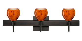 Besa Wall With SQ Canopy Tay Tay Bronze Habanero 3x5W LED (127|3SW-5605HB-LED-BR-SQ)