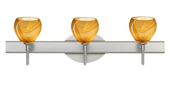 Besa Wall Tay Tay Satin Nickel Honey 3x5W LED (127|3SW-5605HN-LED-SN)