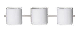 Besa Wall Pogo Satin Nickel White/Inner Silver 3x5W LED (127|3WS-7180SF-LED-SN)