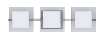 Besa Wall Alex Satin Nickel Opal/Clear 3x5W LED (127|3WS-773539-LED-SN)