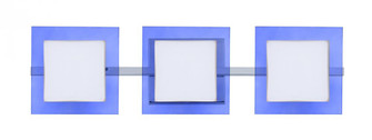 Besa Wall Alex Chrome Opal/Blue 3x5W LED (127|3WS-773592-LED-CR)