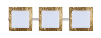 Besa Wall Alex Satin Nickel Opal/Gold Foil 3x5W LED (127|3WS-7735GF-LED-SN)
