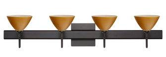 Besa Wall With SQ Canopy Domi Bronze Oak 4x5W LED (127|4SW-1743OK-LED-BR-SQ)