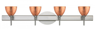 Besa Divi Wall 4SW Copper Foil Satin Nickel 4x5W LED (127|4SW-1758CF-LED-SN)