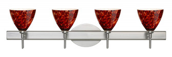 Besa Wall Mia Satin Nickel Garnet 4x5W LED (127|4SW-177941-LED-SN)