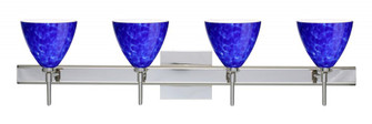 Besa Wall With SQ Canopy Mia Chrome Blue Cloud 4x5W LED (127|4SW-177986-LED-CR-SQ)