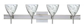 Besa Wall With SQ Canopy Mia Chrome Marble Grigio 4x5W LED (127|4SW-1779MG-LED-CR-SQ)
