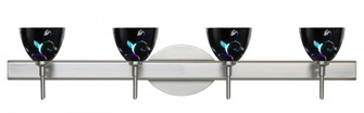Besa Divi Wall 4SW Black Dicro Vine Satin Nickel 4x5W LED (127|4SW-1858VB-LED-SN)