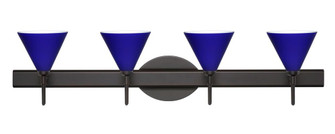 Besa Wall Kani Bronze Cobalt Blue Matte 4x5W LED (127|4SW-5121CM-LED-BR)
