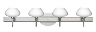 Besa Wall Peri Satin Nickel Opal Matte 4x5W LED (127|4SW-541007-LED-SN)