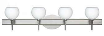 Besa Wall Palla 5 Satin Nickel Opal Matte 4x5W LED (127|4SW-565807-LED-SN)