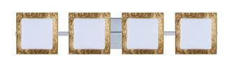 Besa Wall Alex Chrome Opal/Gold Foil 4x5W LED (127|4WS-7735GF-LED-CR)