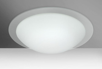 Besa Ceiling Ring 19 White/Clear 1x28W LED (127|977000C-LED)