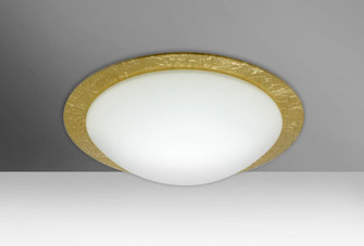 Besa Ceiling Ring 13 White/Gold Foil Ring 1x9W LED (127|9772GFC-LED)
