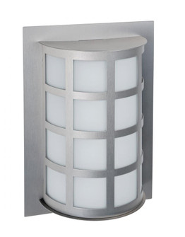 Besa Outdoor Scala 13 Brushed Aluminum Satin White 1x9W LED (127|SCALA13-SW-LED-BA)
