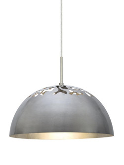 Besa Gordy Pendant, Satin Nickel Finish, 1x9W LED (127|1JT-GORDY-LED-SN)