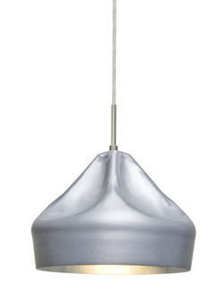 Besa Lotus Pendant, Satin Nickel Finish, 1x9W LED (127|1JT-LOTUS-LED-SN)