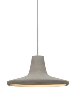 Besa Modus Cord Pendant, Tan, Satin Nickel Finish, 1x9W LED (127|1XT-MODUSTN-LED-SN)