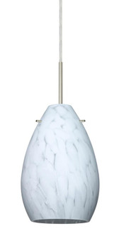 Besa Pendant Pera 6 Satin Nickel Carrera 1x5W LED (127|1BT-171319-LED-SN)