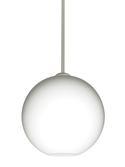 Besa Coco 12 Stem Pendant, Opal Matte, Satin Nickel Finish, 1x9W LED (127|1TT-COCO1207-LED-SN)