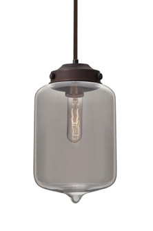 Besa Olin Stem Pendant Bronze Smoke 1x60W Medium Base T10 (127|1TT-OLINSM-BR)