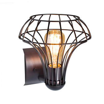 Besa Wall Spezza Bronze 1x8W LED Filament (127|1WZ-SPEZZA-EDIL-BR)