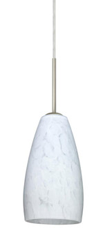 Besa Chrissy Pendant For Multiport Canopy Satin Nickel Carrera 1x50W B10 Medium Base (127|B-150919-MED-SN)