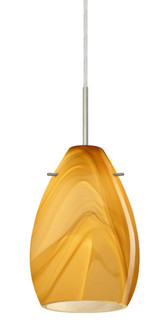 Besa Pendant for Multiport Canopy Pera 6 Satin Nickel Honey 1x50W E12 base (127|B-1713HN-SN)