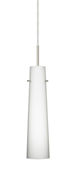 Besa Camino Pendant For Multiport Canopy Satin Nickel Opal Matte 1x5W LED (127|B-567407-LED-SN)