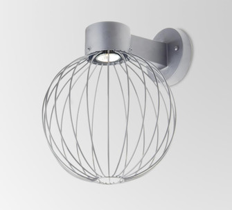 Besa, Sultana Globe Wall Sconce, Silver Finish, 1x4W LED (127|SULTANA-G-WALL-LED-SL)