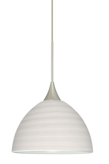 Besa Pendant For Multiport Canopy Brella Satin Nickel Chalk 1x5W LED (127|X-4679KR-LED-SN)