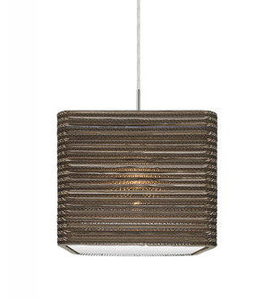 Besa, Kirk 12 Cord Pendant, Satin Nickel Finish, 1x9W LED (127|1JC-KIRK12-LED-SN)