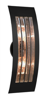 Besa, Sail Wall Sconce, Smoke Bubble, Black Finish, 2x40W B10 (127|SAIL17SM-BK)