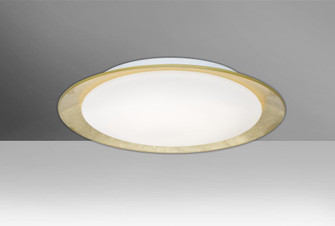 Besa, Tuca 15 Ceiling, Opal/Gold Foil,  Finish, 1x16W LED (127|TUCA15GFC-LED)