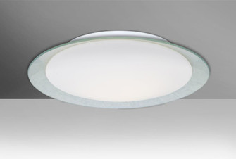Besa, Tuca 19 Ceiling, Opal/Silver Foil,  Finish, 1x24W LED (127|TUCA19SFC-LED)