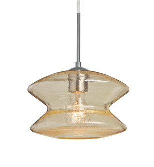 Besa, Zen Cord Pendant, Gold Bubble, Satin Nickel Finish, 1x60W Medium Base (127|1JT-ZENGD-SN)