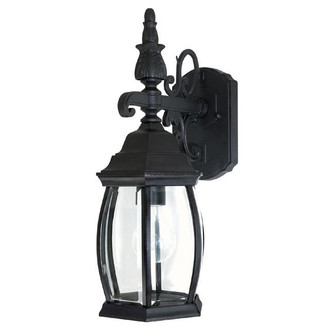 1 Light Outdoor Wall Lantern (42|9866BK)