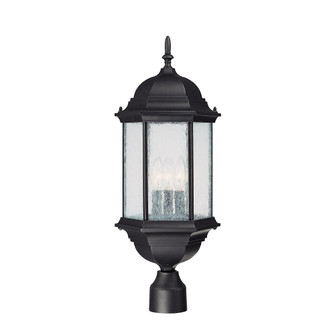 3 Light Outdoor Post Lantern (42|9837BK)