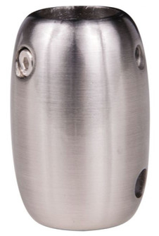 1/2'' Downrod Coupler in Brushed Satin Nickel (20|COUPLER-BN)