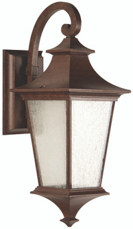 Argent II LED 1 Light Medium Wall Mount in Aged Bronze with Clear Seeded Glass (20|Z1364-AG-LED)