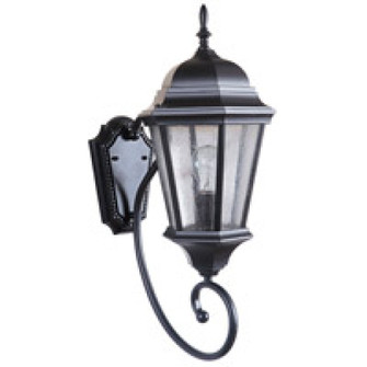 Newberg 23.25'' 1 Light Wall Lantern in Midnight with Clear Seeded Glass (20|Z2960-MN)