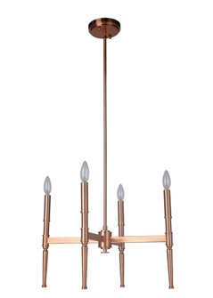 Ella 4 Light Chandelier in Satin Brass (20|44624-SB)