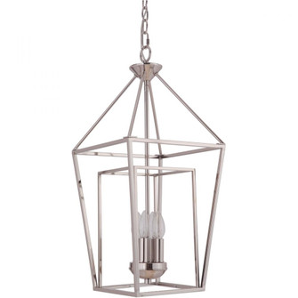 Hudson 4 Light Small Foyer in Polished Nickel (20|45834-PLN)