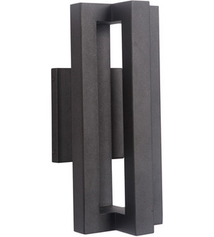 Kai 1 Light Small LED Outdoor Wall Lantern in Textured Black (20|Z1504-TB-LED)