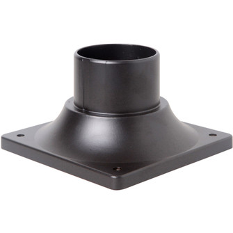 Post Adapter Base for 3'' Post Tops in Oiled Bronze Outdoor (20|Z202-OBO)